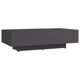 Coffee Table Grey 100x49.5x31 cm Engineered Wood - Front View