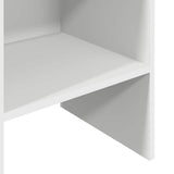 Book Cabinet White 40x35x180 cm Engineered Wood - Low Angle