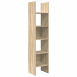 Book Cabinet Sonoma Oak 40x35x180 cm Engineered Wood - Front View