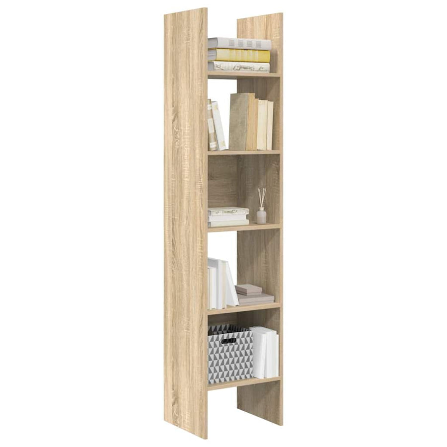 Book Cabinet Sonoma Oak 40x35x180 cm Engineered Wood