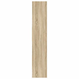 Book Cabinet Sonoma Oak 40x35x180 cm Engineered Wood - Rear View