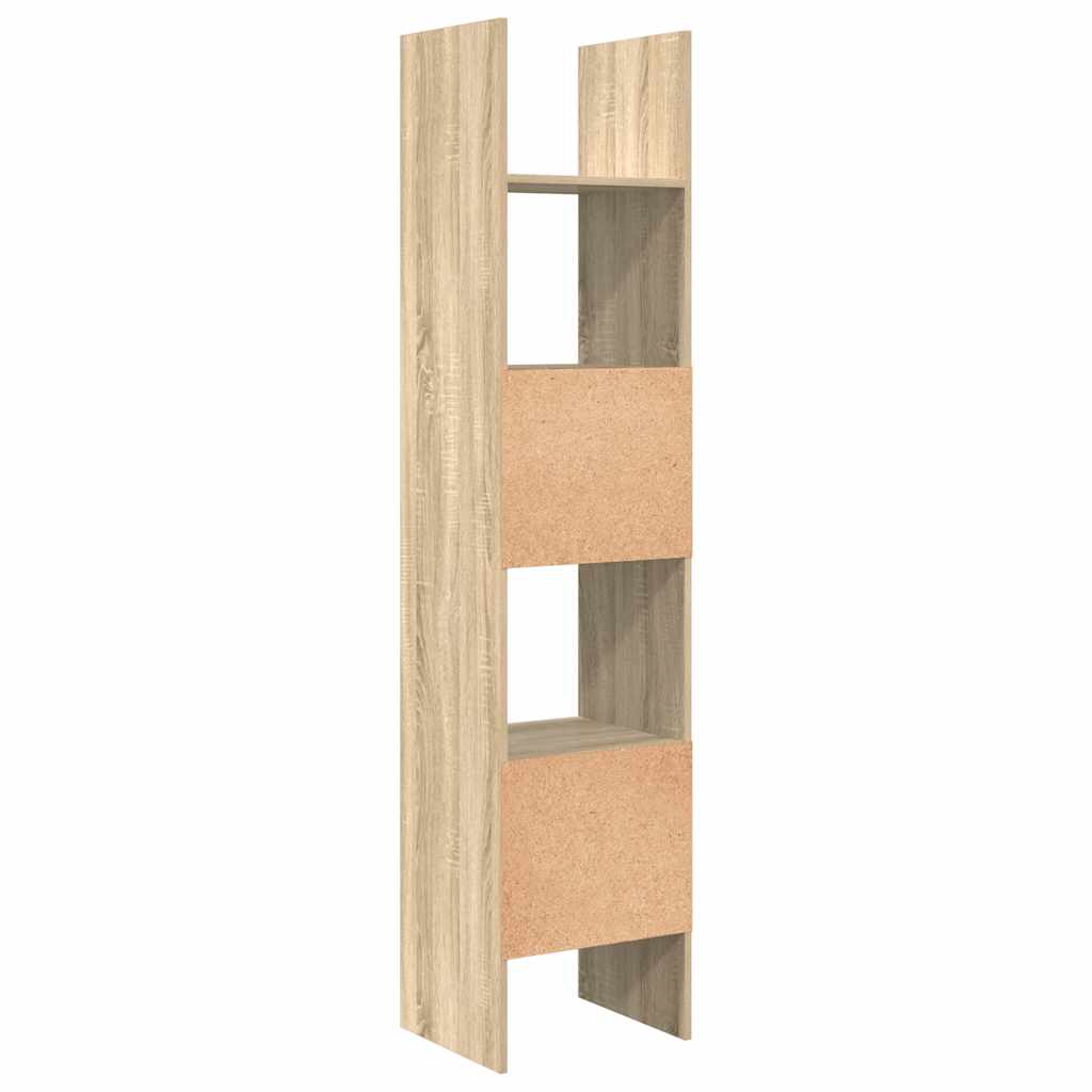 Book Cabinet Sonoma Oak 40x35x180 cm Engineered Wood