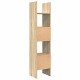 Book Cabinet Sonoma Oak 40x35x180 cm Engineered Wood - Close-Up Angle