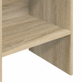 Book Cabinet Sonoma Oak 40x35x180 cm Engineered Wood - Low Angle