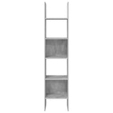 Book Cabinet Concrete Grey 40x35x180 cm Engineered Wood