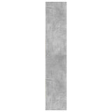 Book Cabinet Concrete Grey 40x35x180 cm Engineered Wood