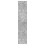Book Cabinet Concrete Grey 40x35x180 cm Engineered Wood