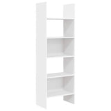 Book Cabinet White 60x35x180 cm Engineered Wood - Front View