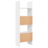 Book Cabinet White 60x35x180 cm Engineered Wood - Close-Up Angle