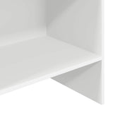 Book Cabinet White 60x35x180 cm Engineered Wood - Low Angle