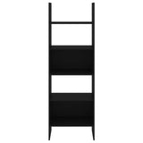 Book Cabinet Black 60x35x180 cm Engineered Wood