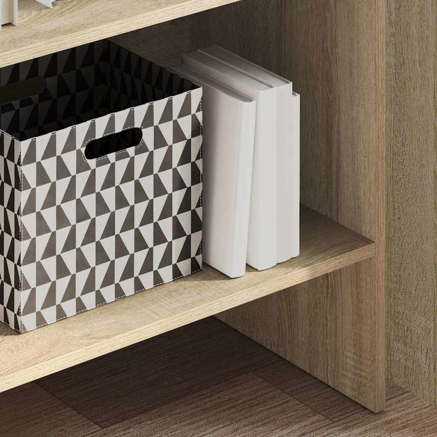Book Cabinet Sonoma Oak 60x35x180 cm Engineered Wood