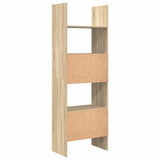 Book Cabinet Sonoma Oak 60x35x180 cm Engineered Wood - Close-Up Angle
