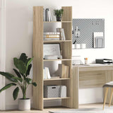 Book Cabinet Sonoma Oak 60x35x180 cm Engineered Wood