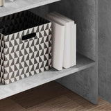 Book Cabinet Concrete Grey 60x35x180 cm Engineered Wood