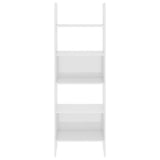 Book Cabinet High Gloss White 60x35x180 cm Engineered Wood