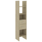 Book Cabinet Sonoma Oak 40x35x180 cm Engineered Wood