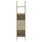 Book Cabinet Sonoma Oak 40x35x180 cm Engineered Wood