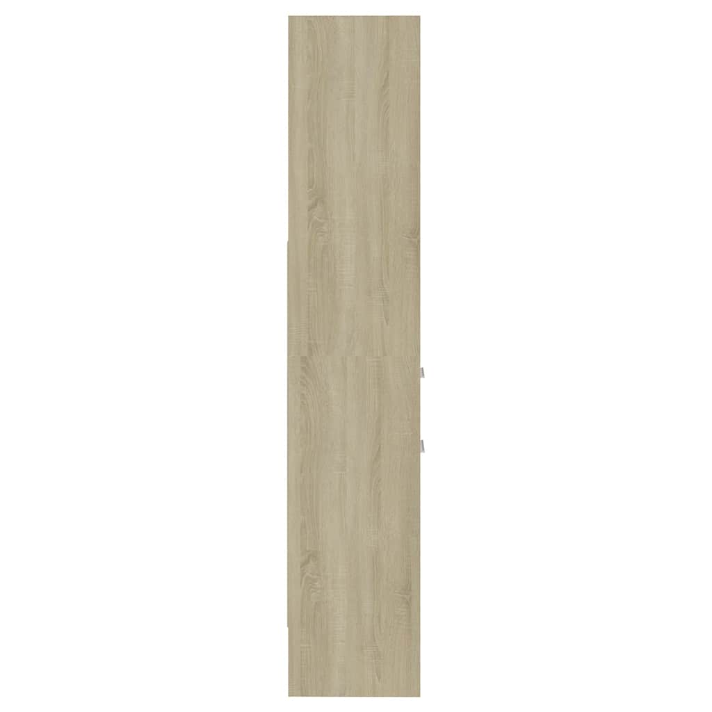 Book Cabinet Sonoma Oak 40x35x180 cm Engineered Wood