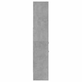 Book Cabinet Concrete Grey 40x35x180 cm Engineered Wood - 45-Degree Angle