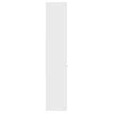 Book Cabinet White 60x35x180 cm Engineered Wood - 45-Degree Angle