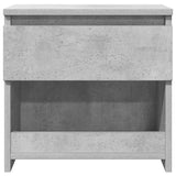 Bedside Cabinet Concrete Grey 40x30x39 cm Engineered Wood - Top-Down View