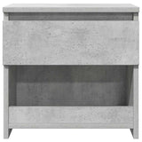 Bedside Cabinets 2 pcs Concrete Grey 40x30x39cm Engineered Wood