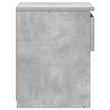 Bedside Cabinets 2 pcs Concrete Grey 40x30x39cm Engineered Wood