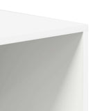 Shoe Storage Bench White 105x35x35 cm Engineered Wood - Close-Up Angle