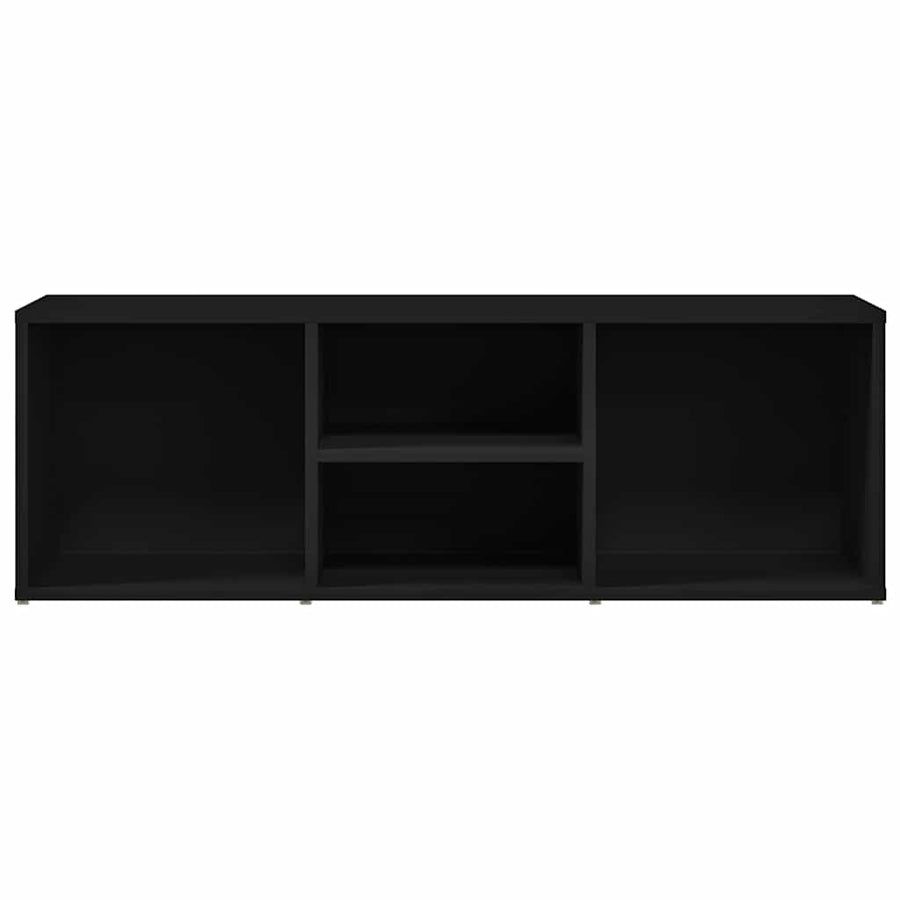 Shoe Storage Bench Black 102x35x35 cm Engineered Wood