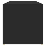 Shoe Storage Bench Black 102x35x35 cm Engineered Wood - 45-Degree Angle
