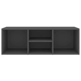 Shoe Storage Bench Grey 102x35x35 cm Engineered Wood