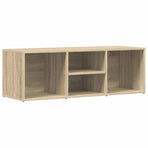 Shoe Storage Bench Sonoma Oak 102x35x35 cm Engineered Wood
