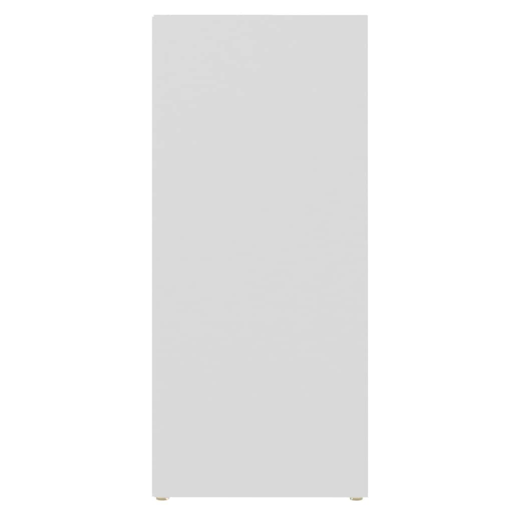 Side Cabinet White 97x32x72 cm Engineered Wood