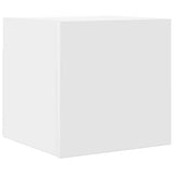 Wall Mounted TV Cabinet White 30.5x30x30 cm - Front View