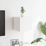 Wall Mounted TV Cabinet White 30.5x30x30 cm - Side View