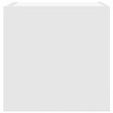 Wall Mounted TV Cabinet White 30.5x30x30 cm - Top-Down View