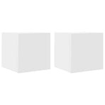 Wall Mounted TV Cabinets 2 pcs White 30.5x30x30 cm