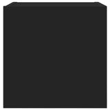 Wall Mounted TV Cabinets 2 pcs Black 30.5x30x30 cm - 45-Degree Angle