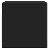 Wall Mounted TV Cabinets 2 pcs Black 30.5x30x30 cm