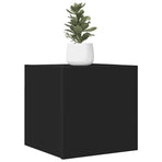 Wall Mounted TV Cabinets 2 pcs Black 30.5x30x30 cm