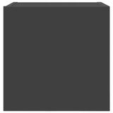 Wall Mounted TV Cabinet Grey 30.5x30x30 cm - Top-Down View
