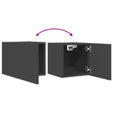 Wall Mounted TV Cabinet Grey 30.5x30x30 cm