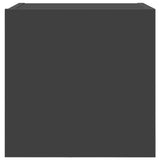 Wall Mounted TV Cabinets 2 pcs Grey 30.5x30x30 cm - 45-Degree Angle