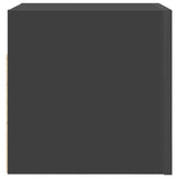 Wall Mounted TV Cabinets 2 pcs Grey 30.5x30x30 cm - Rear View