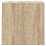 Wall Mounted TV Cabinets 2 pcs Sonoma Oak 30.5x30x30 cm - Rear View