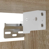 Wall Mounted TV Cabinet White and Sonoma Oak 30.5x30x30 cm - Extra Image