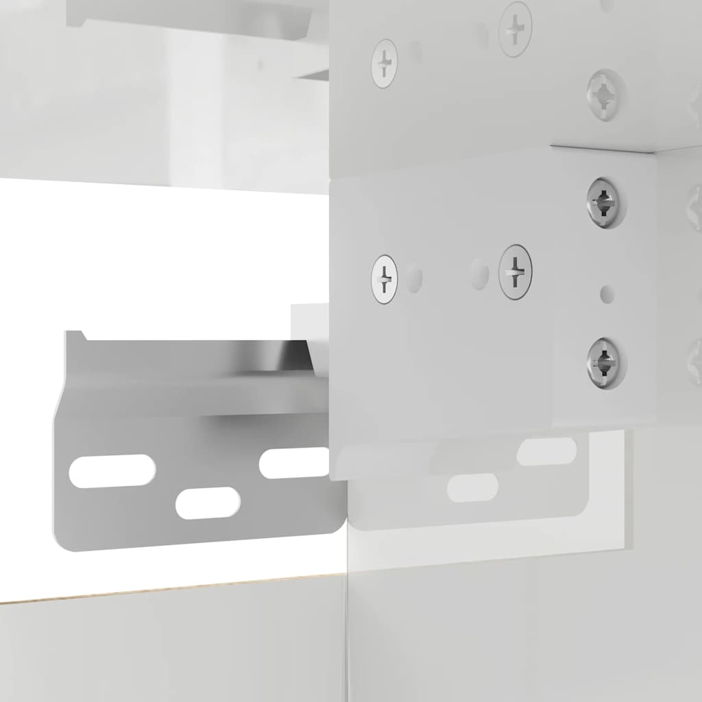 Wall Mounted TV Cabinets 2 pcs High Gloss White 30.5x30x30 cm