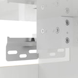 Wall Mounted TV Cabinets 2 pcs High Gloss White 30.5x30x30 cm