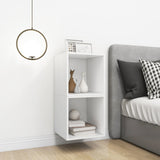 Wall Cabinets 2 pcs White 37x37x37 cm Engineered Wood - Top-Down View